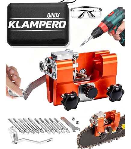 Amazon.com : Qinux Klampero Chainsaw Sharpener, Manual Chain Saw